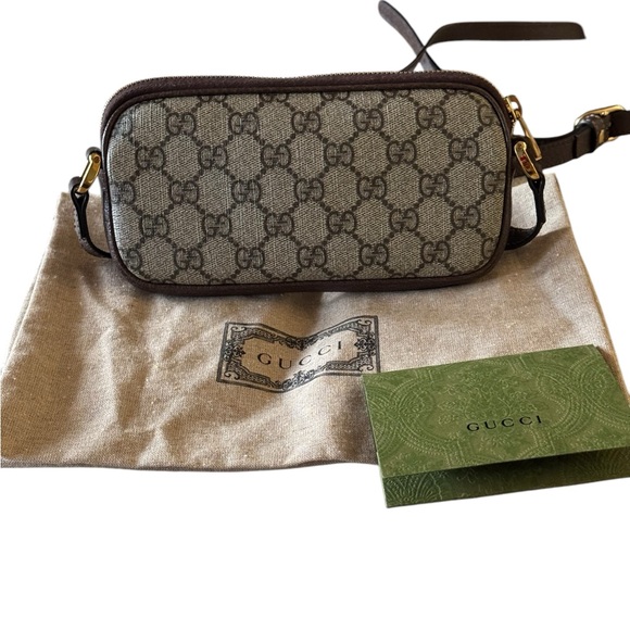 Gucci mini Ophidia two way bag  bag GG supreme canvas and leather material - Picture 6 of 13